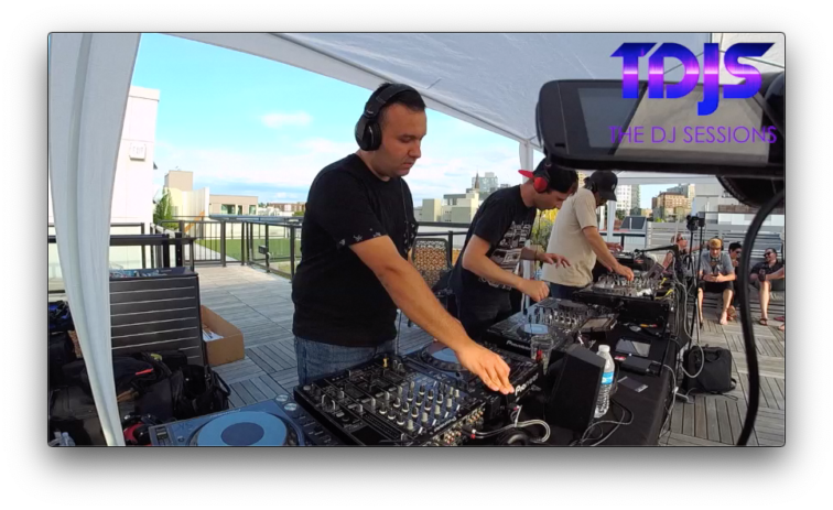 Serjey and WEB from InMotion on The DJ Sessions presents the "Rooftop Sessions" in Seattle 7/04/19