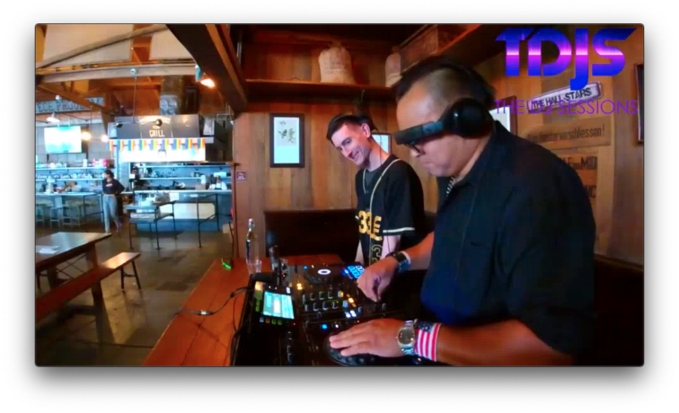 DJ Dangerish & DA33L€ on the "7B's Brunch" Sessions presented by The DJ Sessions at the Queen Anne Beer Hall 7/3/21