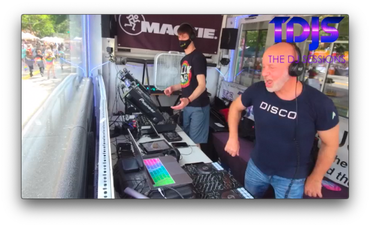 DJ Disco Vinnie Pt. 1 on the ”Silent Concert” Sessions presented by The DJ Sessions at Capitol Hill Pridefest 9/4/21