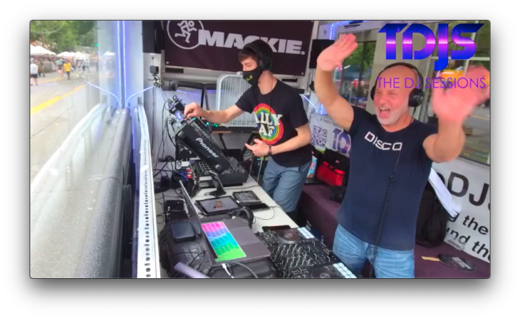 DJ Disco Vinnie Pt. 2 on the ”Silent Concert” Sessions presented by The DJ Sessions at Capitol Hill Pridefest 9/4/21