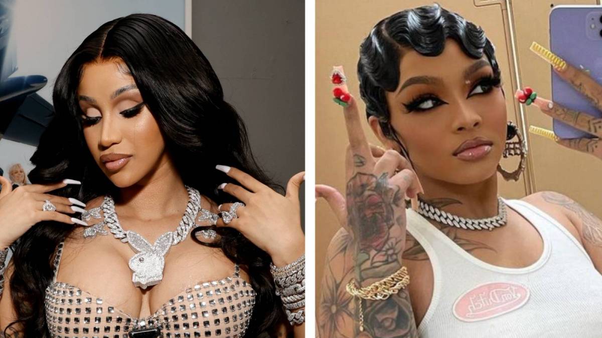 Cardi B and Cuban Doll Trade Twitter photo