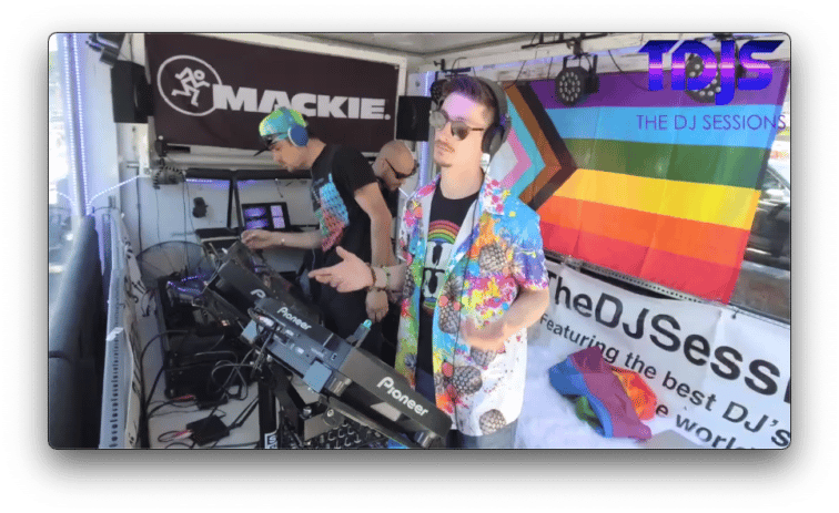 DA33L€ Pt. 1 on the ”Seven Colors of the Rainbow” Silent Disco at Pridefest presented by The DJ Sessions 6/25/22