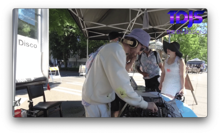 Human Bee on the ”Seven Colors of the Rainbow” Silent Disco at Pridefest presented by The DJ Sessions 6/25/22