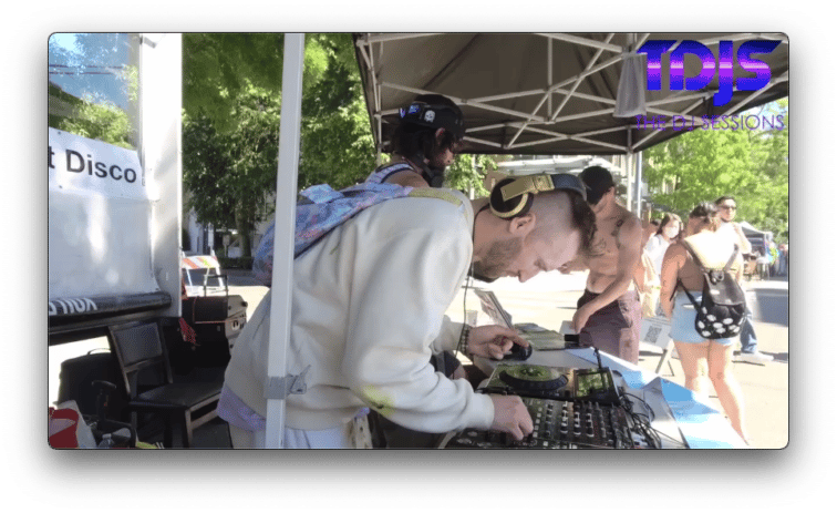 Human Bee and Rawdamix on the ”Seven Colors of the Rainbow” Silent Disco at Pridefest presented by The DJ Sessions 6/25/22