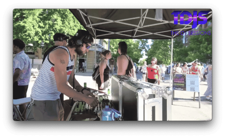 Rawdamix on the ”Seven Colors of the Rainbow” Silent Disco at Pridefest presented by The DJ Sessions 6/25/22