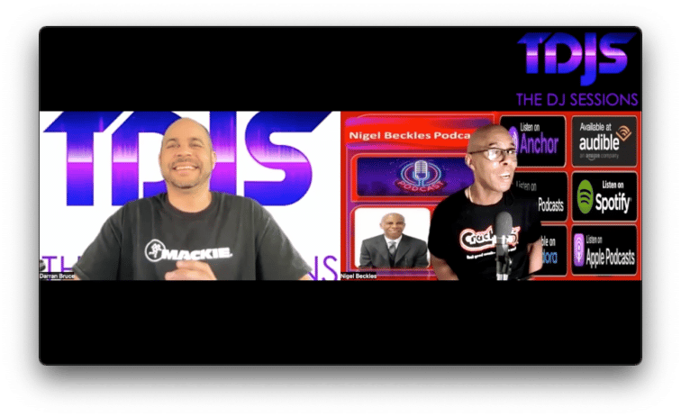 Nigel Beckles on the Virtual Sessions presented by The DJ Sessions 8/16/22