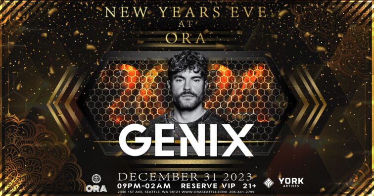 New Years Eve Party with Genix at Ora