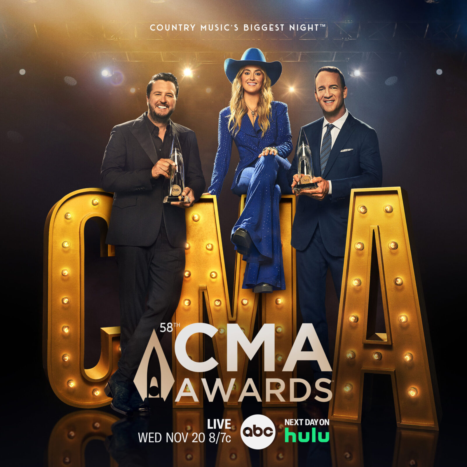 The 58th Annual CMA Awards Announces More Presenters - Watch Live On