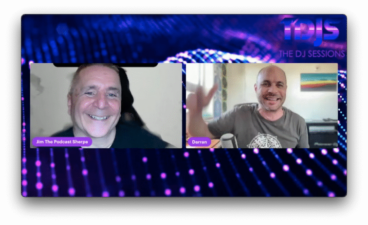 Jim the Podcast Sherpa on the Virtual Sessions presented by The DJ Sessions 7/1/25
