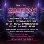 Body Language, Techno Snobs, & Relentless Beats presents Obsidian 2025 on Friday, November 7, 2025 at Eastlake Park in Phoenix, AZ.